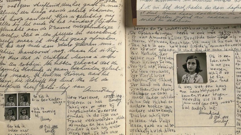 famous author anne frank the diary of a young girl 