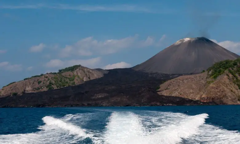 India's only active volcano