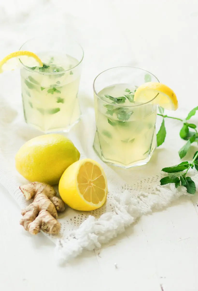 Minty Ginger lemonade